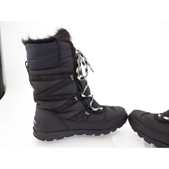 Sorel Whitney Tall Lace Women's Size 9 Black Waterproof Boots Winter Comfy - Picture 7 of 11